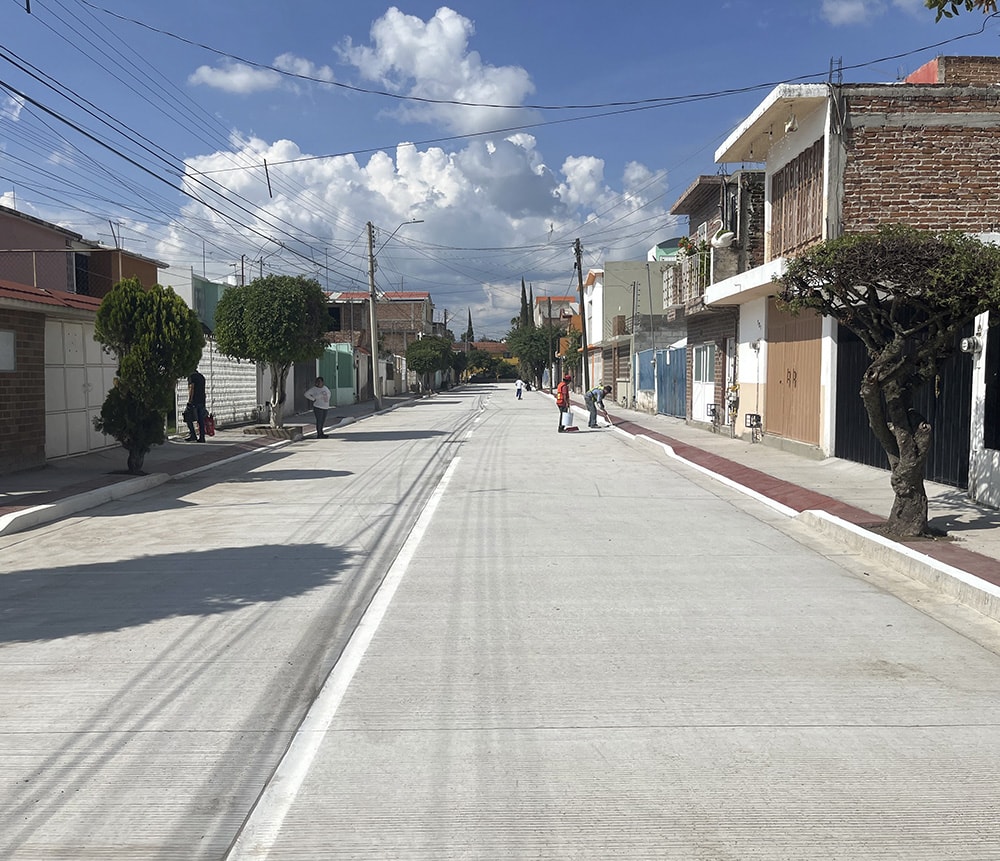 Pavimentación calle Cholula