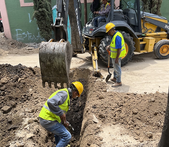 Pavimentación calle Cholula