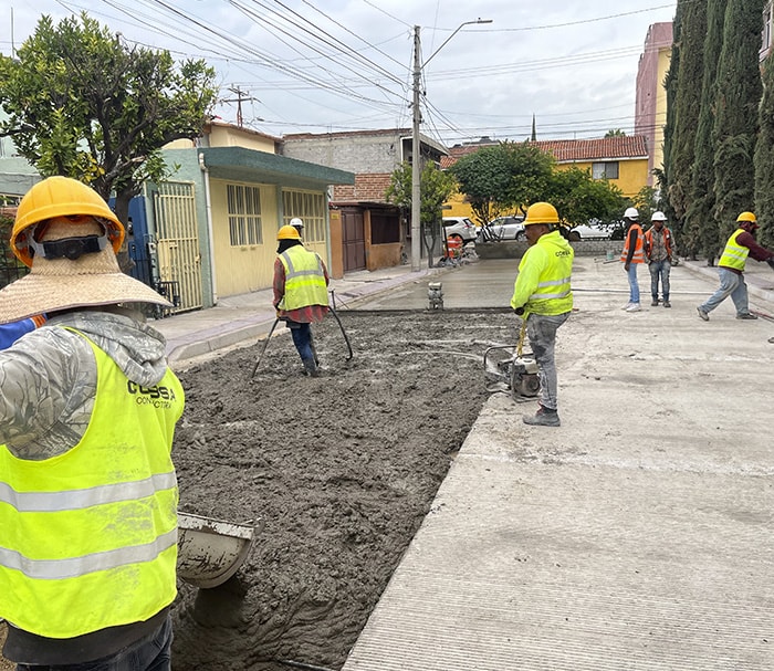 Pavimentación calle Cholula