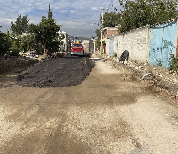 Pavimentación calle Peñas Altas