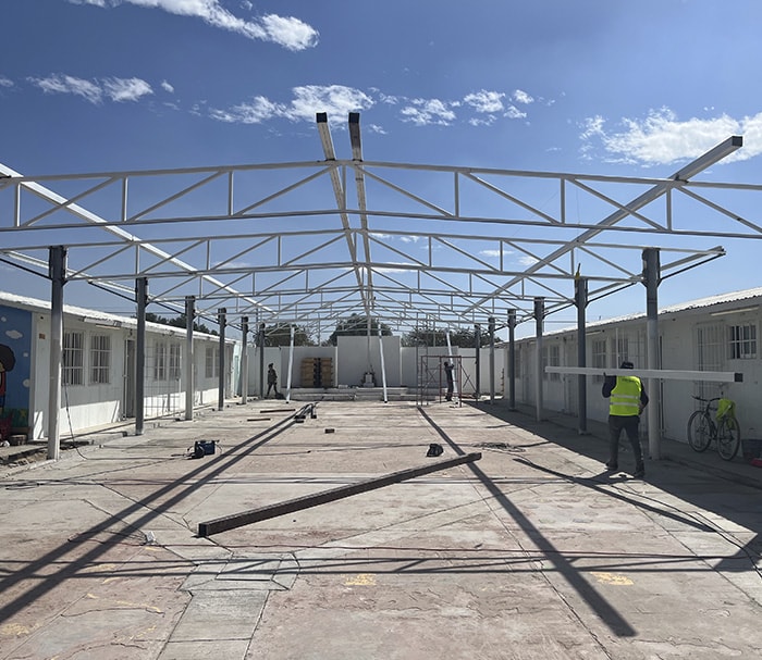 construcción de estructura metalica