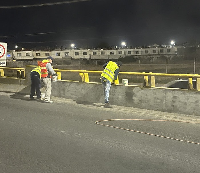 Mantenimiento Puente Morelos